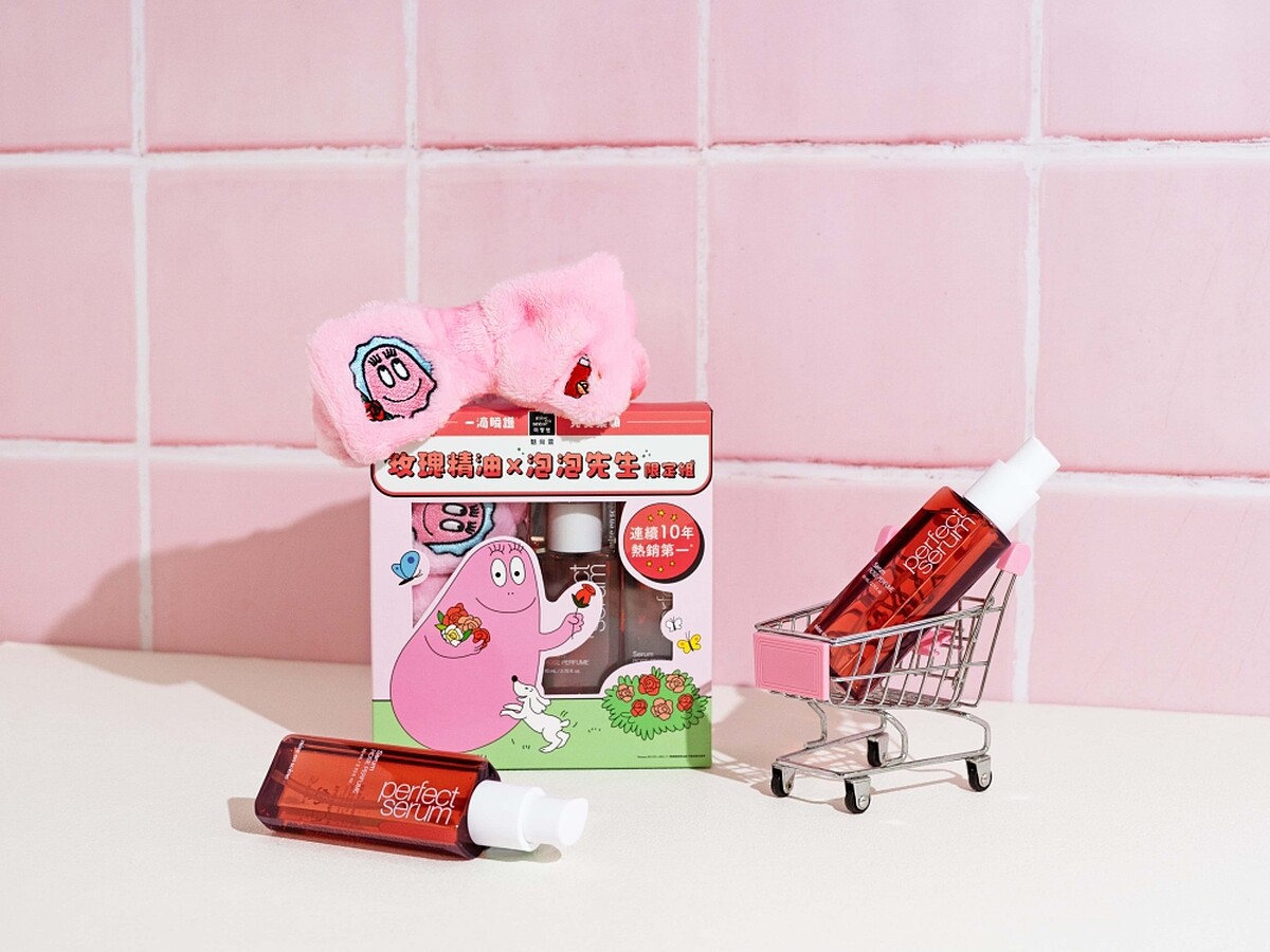 魅尚萱ｘ泡泡先生完美玫瑰護護髮精油聯名限定禮盒，NT679