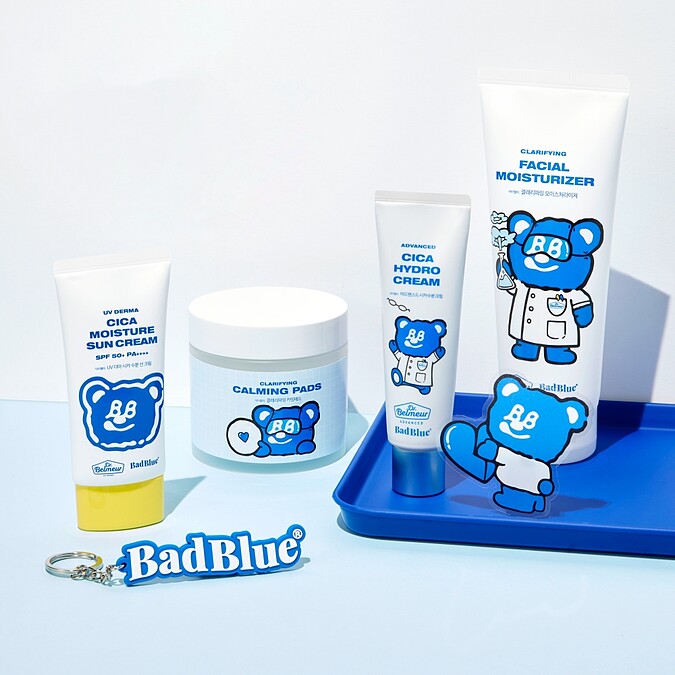 肌本博士X BAD BLUE 2023積雪草聯名系列。