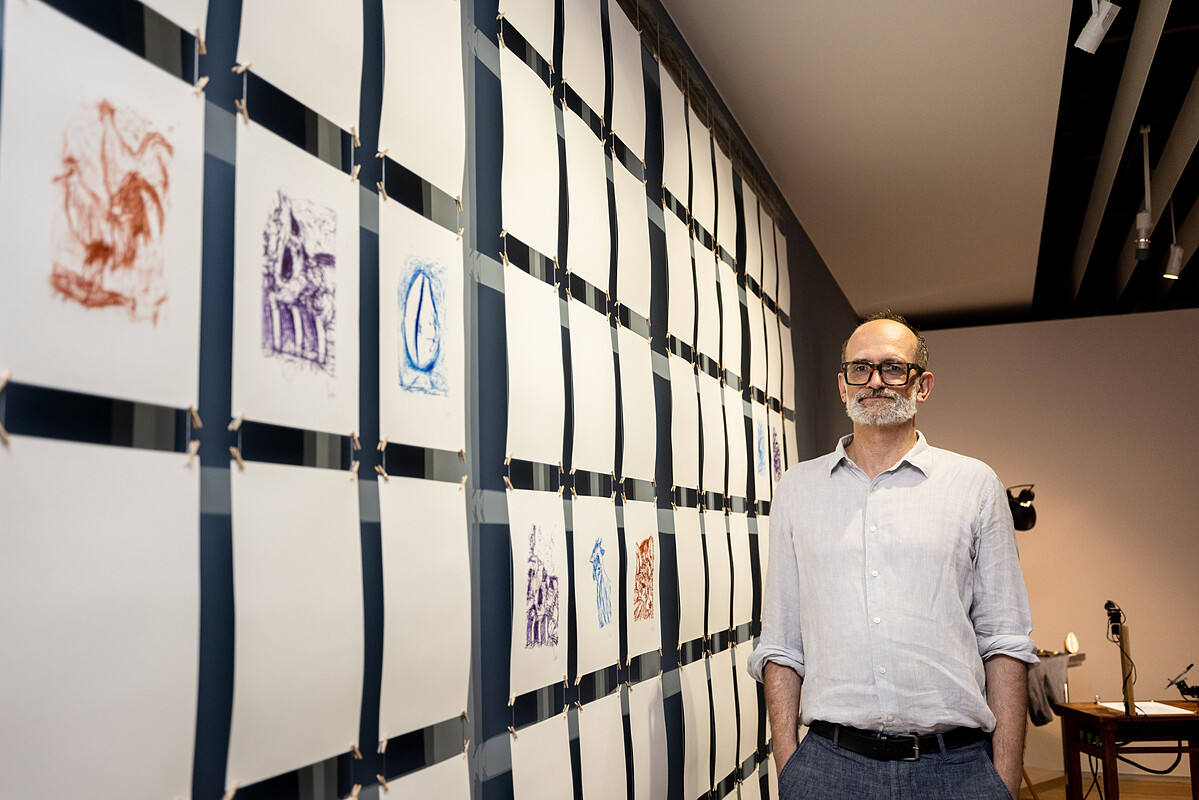 藝術家Patrick Tresset個人照 &copy;忠泰美術館