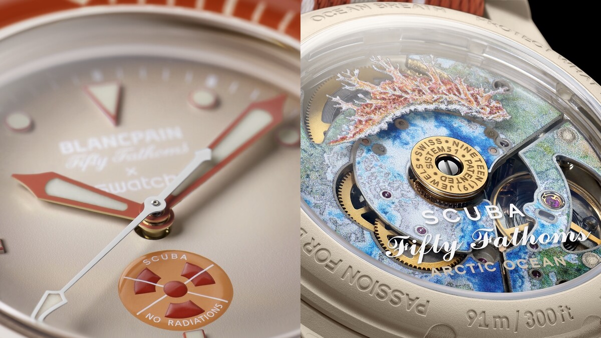 ARCTIC OCEAN / 腕錶印有裸鰓類動物 Dendronotus Frondosus， 以其柔軟且微妙的外型為特點