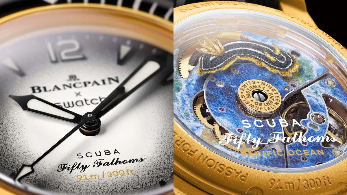 PACIFIC OCEAN / 參考了 Chromodoris Kuiteri，有如陽光 般絢爛，讓人想起那一大片既溫暖又清澈的藍色海洋