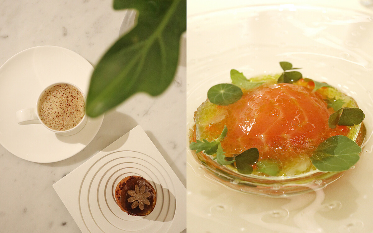 此次開幕菜單食材上多以使用「蔬菜」作為主體。