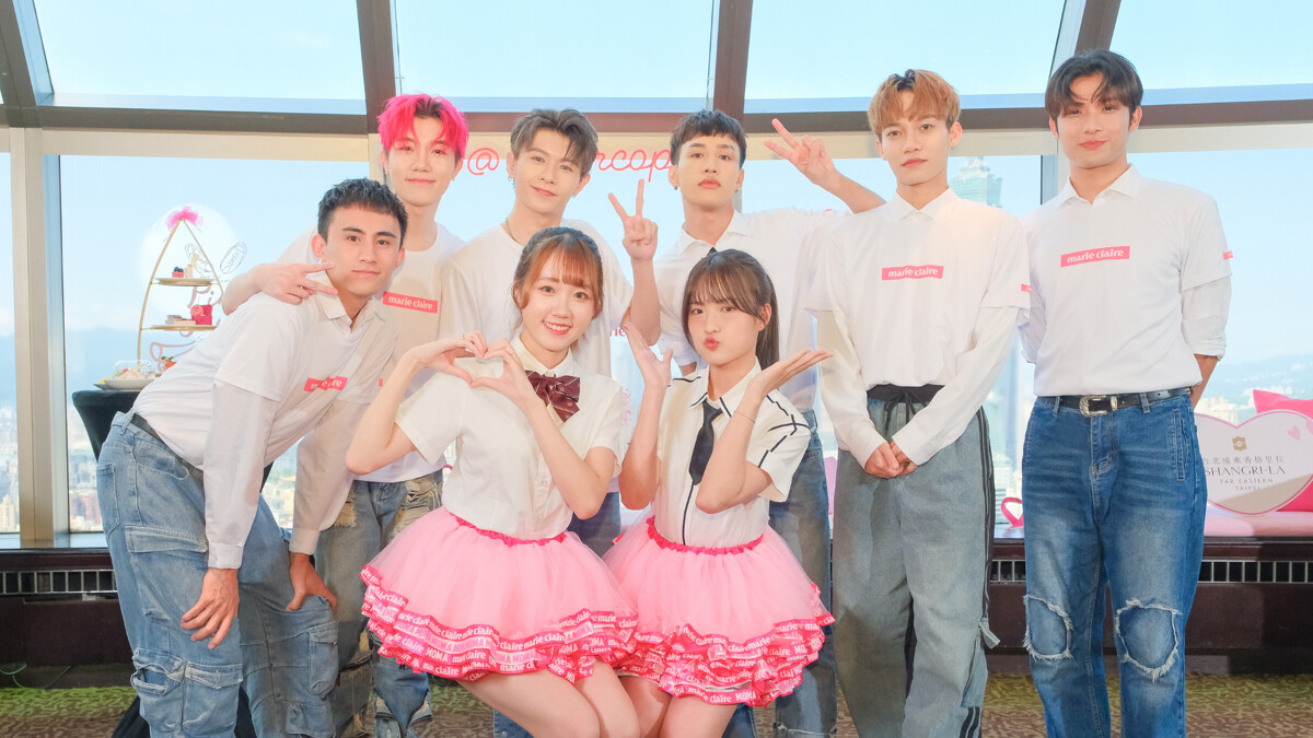 VERA（原子少年金星）以及AKB48 Team TP 李佳俐、翁彤薰，透過《裙襬澎澎 RUN》主題曲《粉紅力量》傳遞愛。