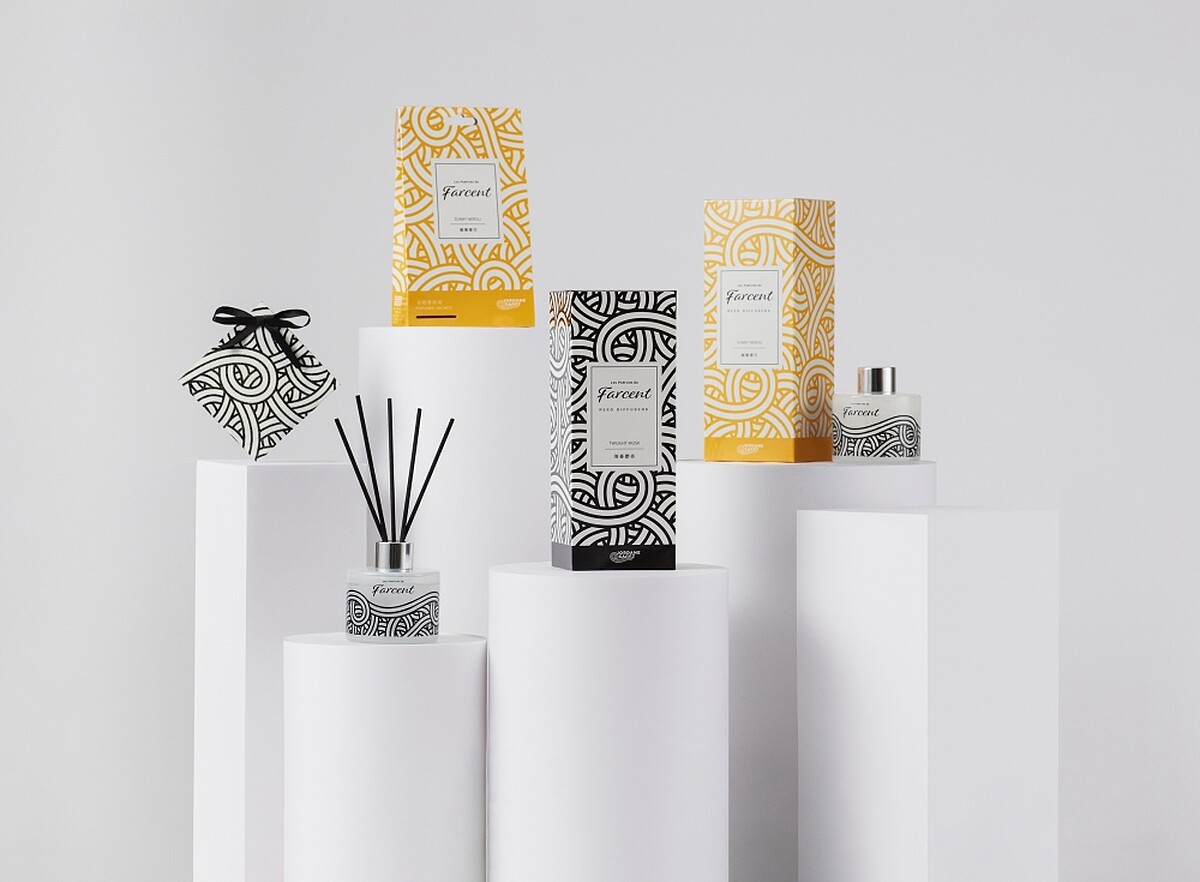Farcent香水x Jordane Saget 40週年聯名限定版香氛形象照。