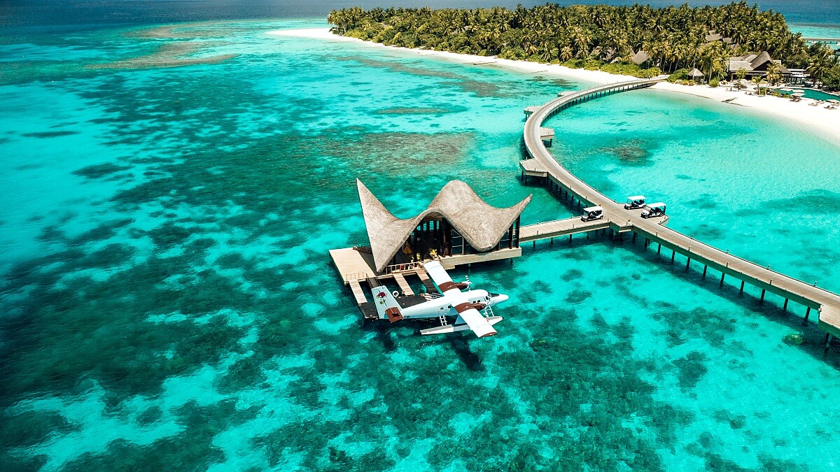 馬爾地夫度假村JOALI Maldives空拍圖