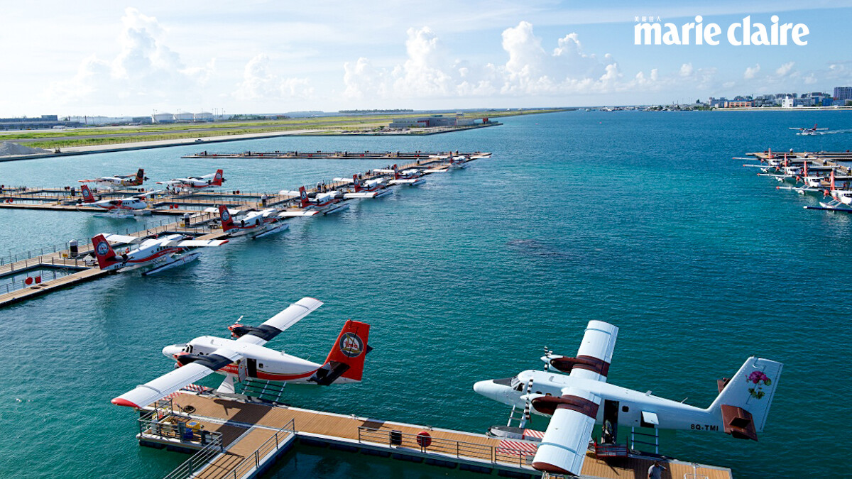 抵達馬列機場後，可到Joali貴賓室等待水上飛機時間