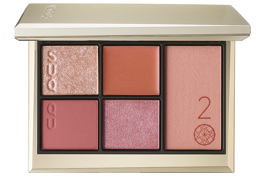 SUQQU 20週年限定眼頰彩盤(#102夢咲光YUMESAKIKOU)9.2g，NT3,750