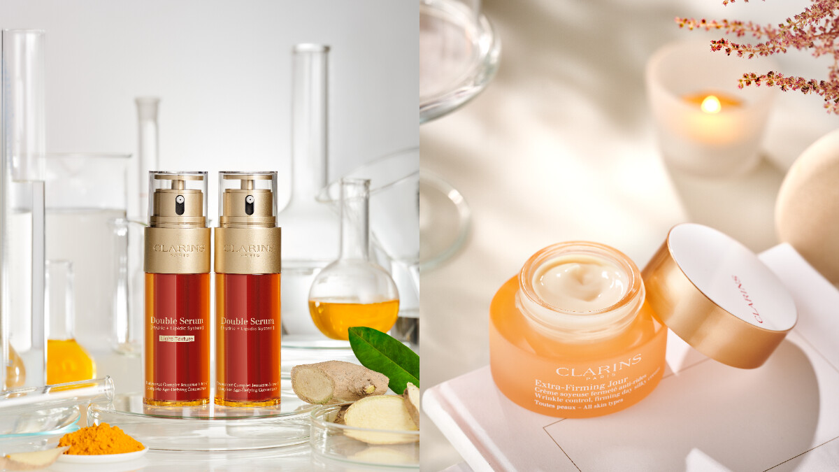 抗老逆齡難登頂，原因在你沒用這兩瓶！克蘭詩年年霸榜百大賞的雙激萃精華、彈簧霜，穩穩的修護緊緻＋彈潤抗老，隨時開始，隨時搭上美肌減齡特快車～