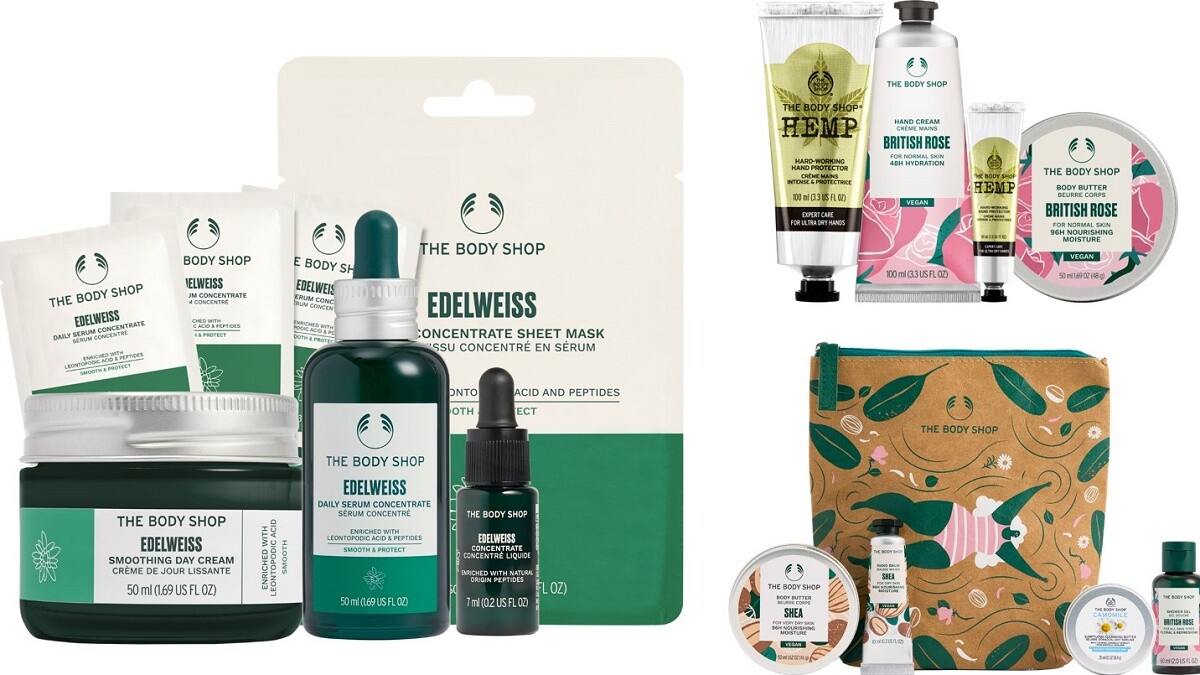 讓編輯部瘋狂的THE BODY SHOP堪稱人間好用，首推洗版率最高的雪絨花、白麝香系列，週慶組合自帶最甜價澎湃出擊，連滿額贈都拿到手痠太勸敗！