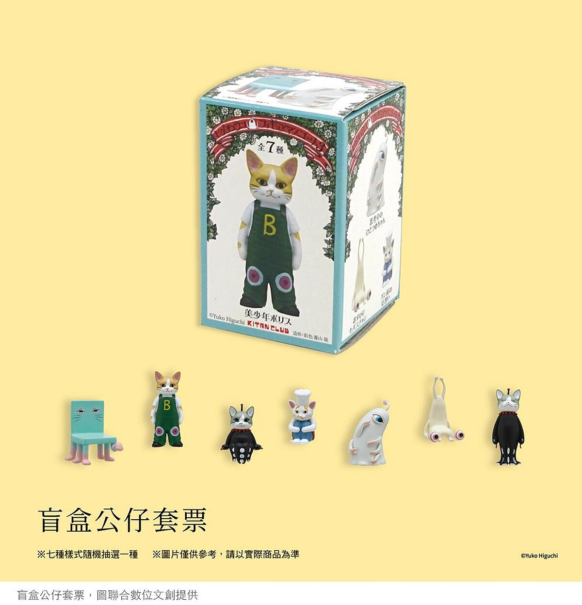 盲盒公仔套票。聯合數位文創提供