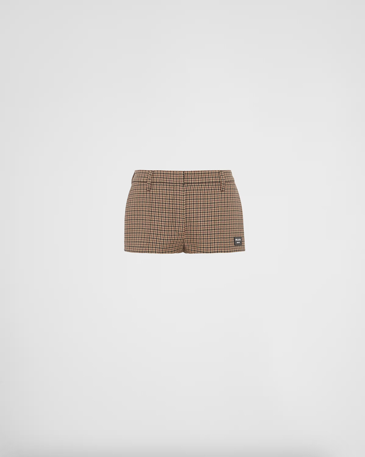 千鳥格紋短褲