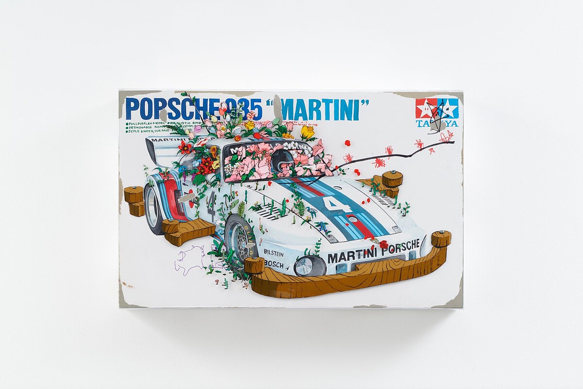 Tatsuya Yokosaka_FLOWER ver.2_2023_Acrylic paint on canvas , on PVC_ 53 x 33.3cm