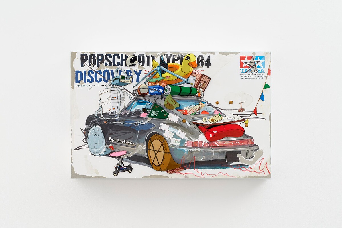 Tatsuya Yokosaka_DISCOVERY_2023_Acrylic paint on canvas , on PVC_53 x 33.3 cm