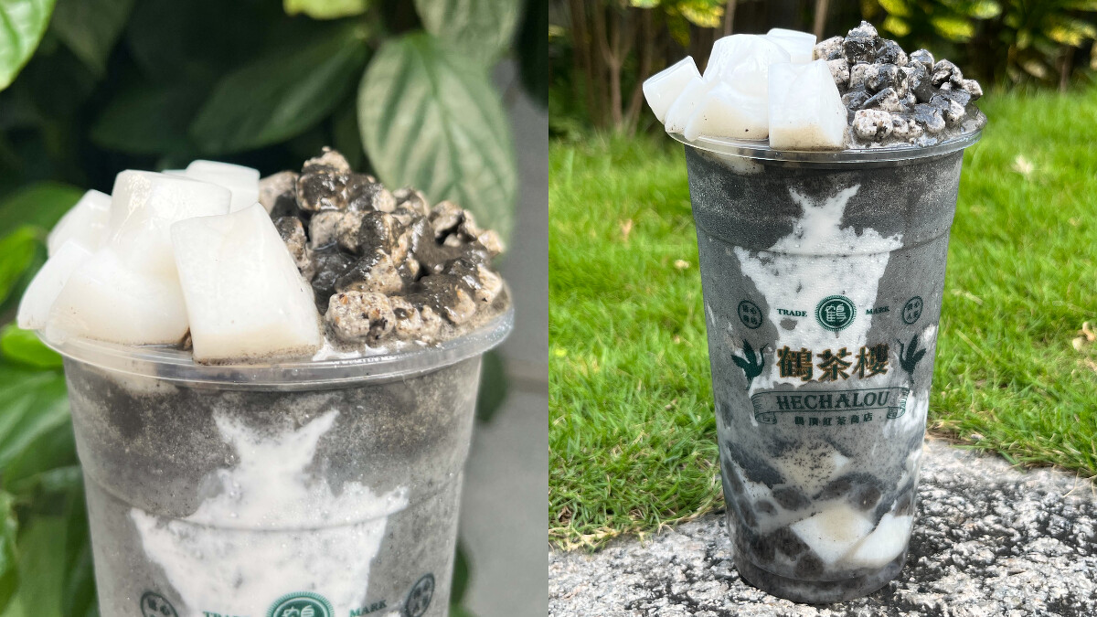 杏仁凍和芝麻粉角雙重享受。