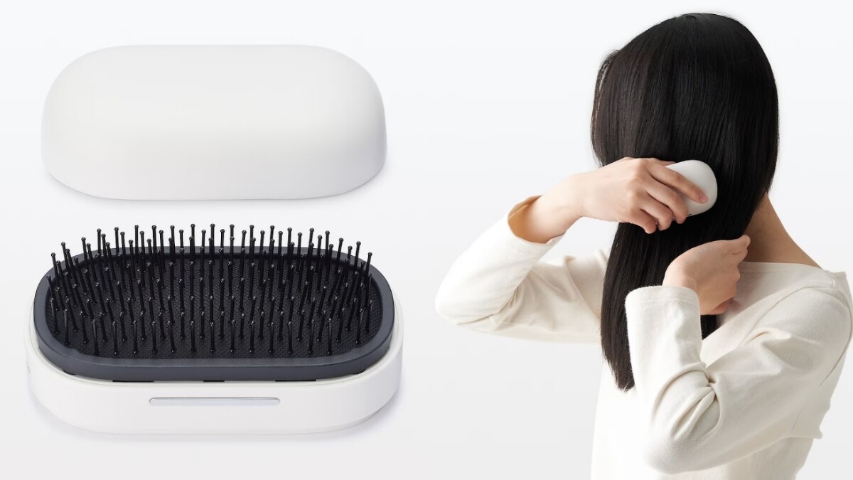 MUJI無印良品震動髮梳。