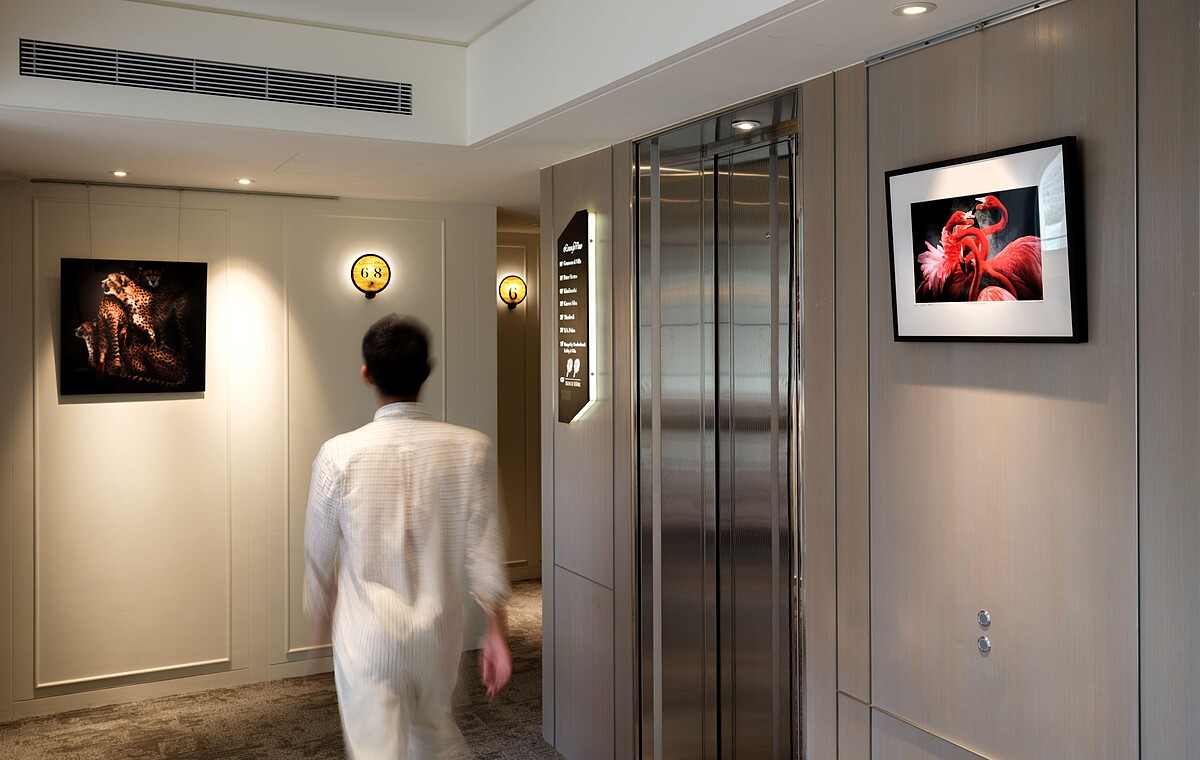 慕舍酒店每個樓層以不同國家為代表，搭配當地藝術家作品