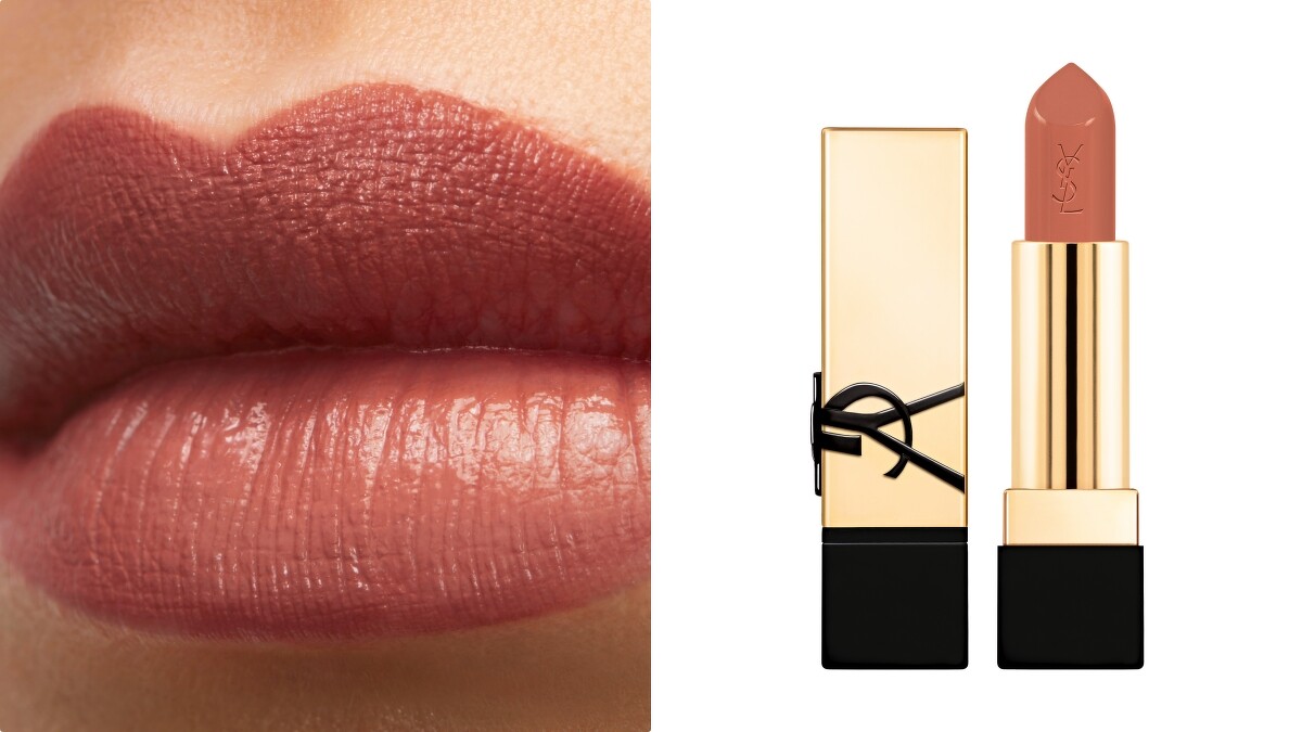 YSL奢華緞面唇膏(#NM赤裸謬思)，NT1,580