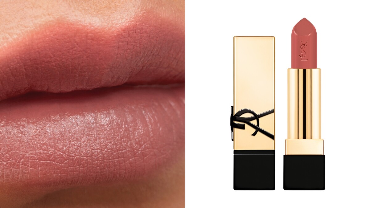 YSL奢華緞面唇膏(#N12赤裸慾望)，NT1,580
