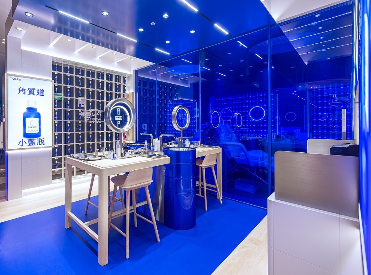 TAKAMI台北新光信義A11專櫃1對1諮詢空間。