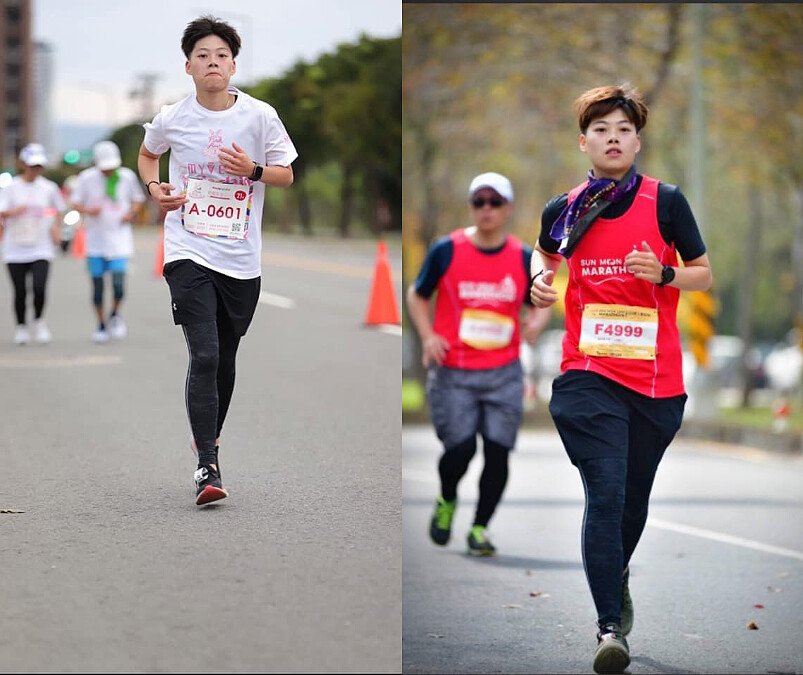 來自Curves可爾姿女性健身房，同時也是資深跑者的思辰教練，從大學時期就愛上路跑，已參加過大大小小50場路跑。