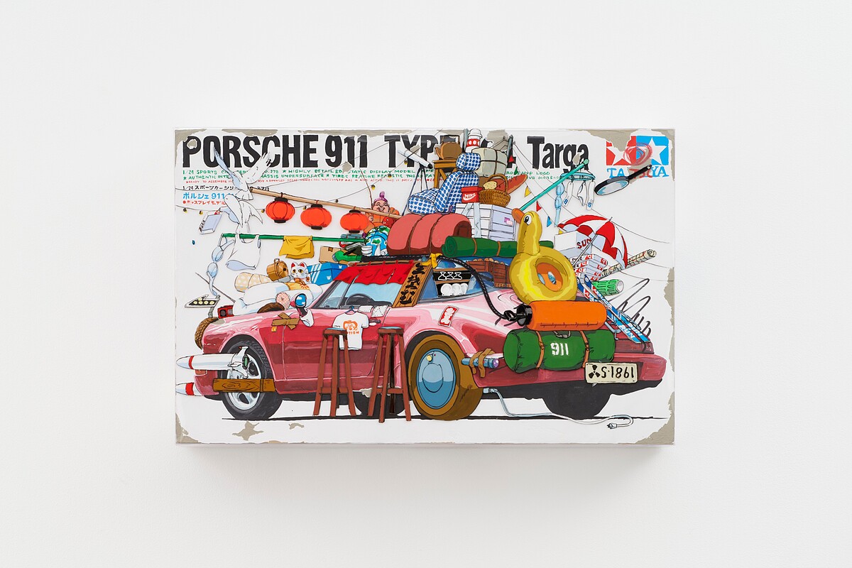 Tatsuya Yokosaka_ENDEAVOUR_2023_Acrylic paint on canvas , on PVC_ 53 x 33.3 cm