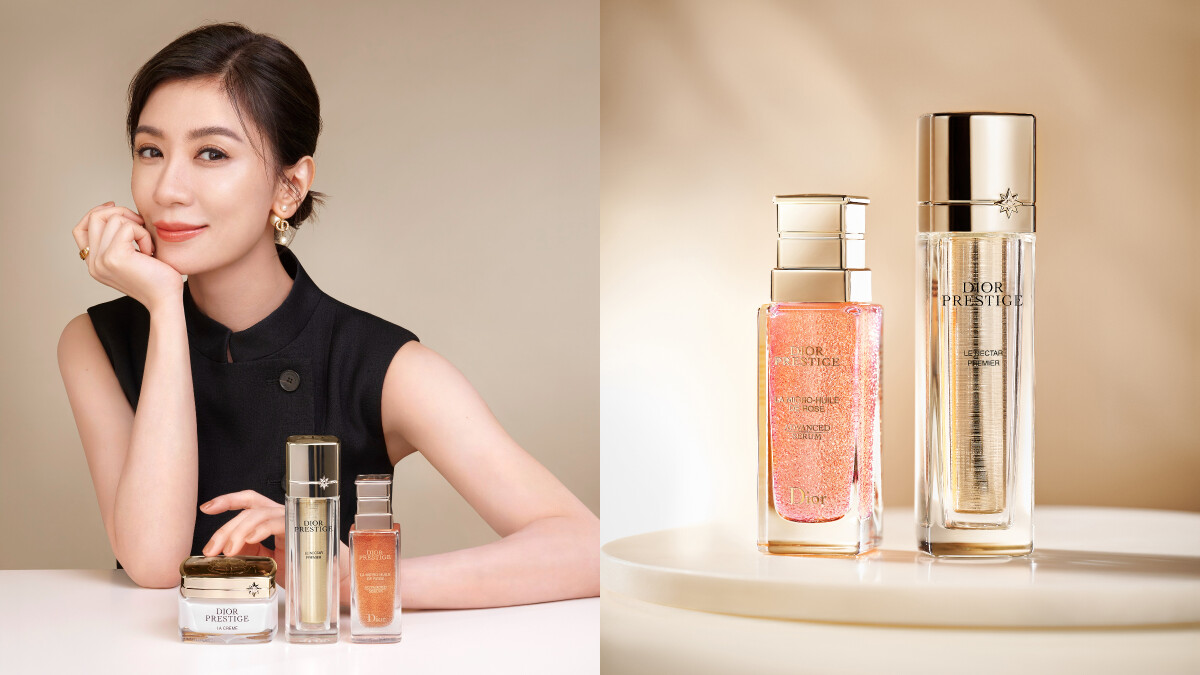 女人最美的狀態，在眼中有故事、臉上無風霜，DIOR率先幫妳完成逆齡新保養儀式「迪奧玫瑰雙精華」小粉鑽精華＋玫瑰源萃，真切感受玫瑰滲入肌膚的美好細緻，從此定格年輕花瓣肌！