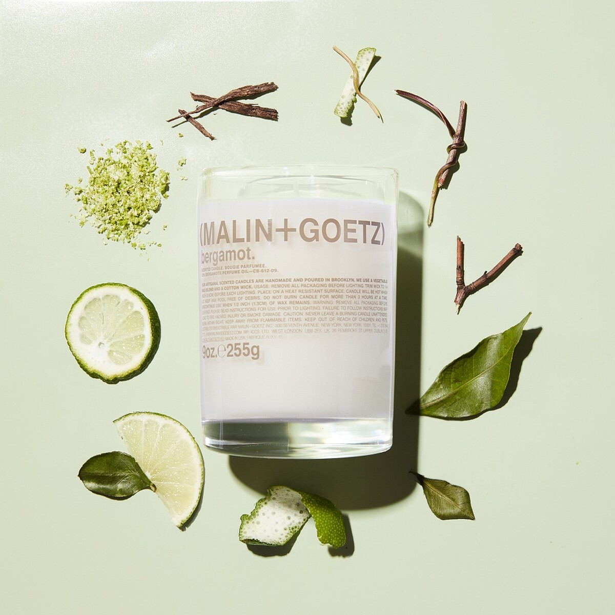MALIN+GOETZ佛手柑香氛蠟燭255g,NT2,000