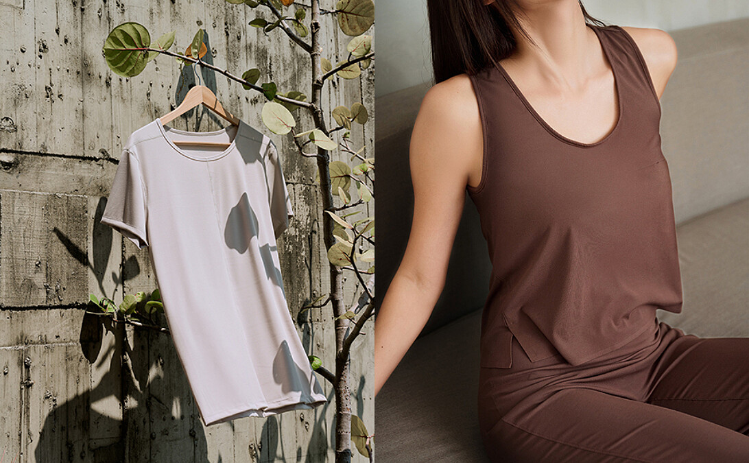 HUNDR. Essential Series系列以質感的居家內著，詮釋觸覺與旅居空間交融的心靈感受。