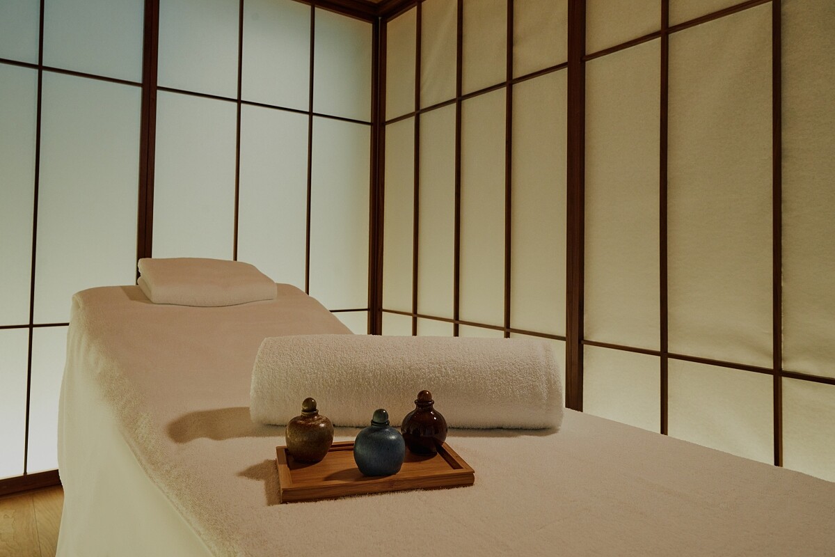 SPA空間以日本茶室為設計理念。