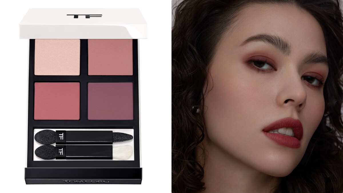 TOM FORD阿瑪菲玫瑰限定版高級訂製四格眼盤(#01微醺玫瑰ROSE TEASE),NT3,700