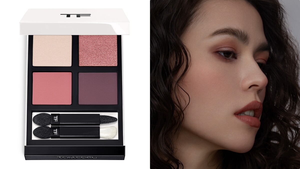 TOM FORD玫瑰秘境限定版高級訂製四格眼盤(#30叛逆玫瑰INSOLENT ROSE),NT3,700