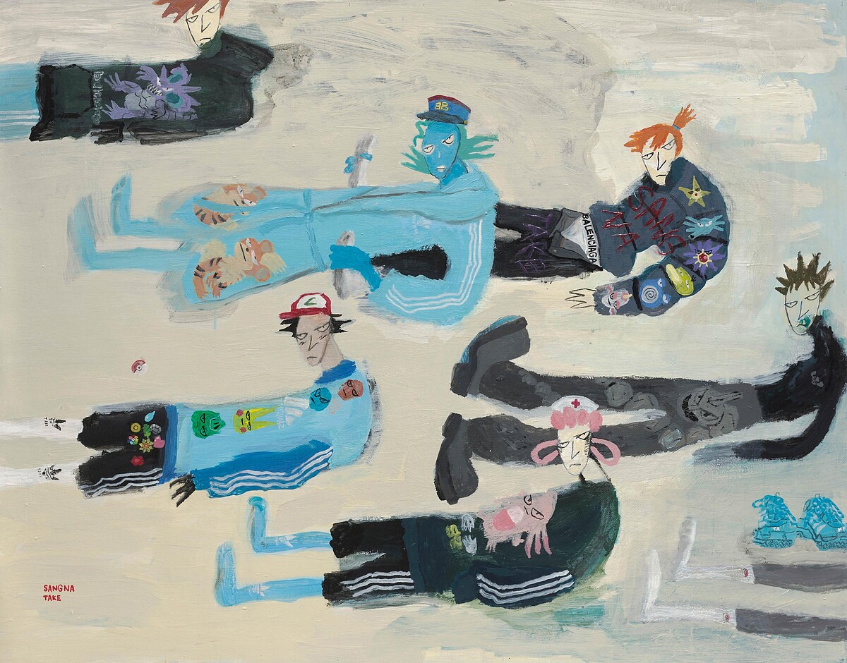 桑拿大可,2023,Balenciaga x Pokemon-冷漠。