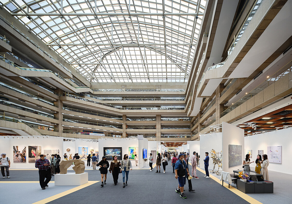 亞太藝術博覽會ART TAIPEI 2022現場照。