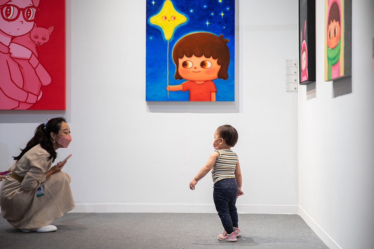 亞太藝術博覽會ART TAIPEI 2022現場照。