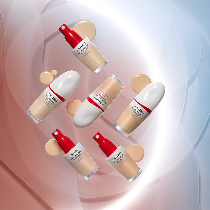 SHISEIDO資生堂國際櫃超聚光活膚精華粉底視覺圖。SHISEIDO資生堂國際櫃超聚光活膚精華粉底視覺圖。