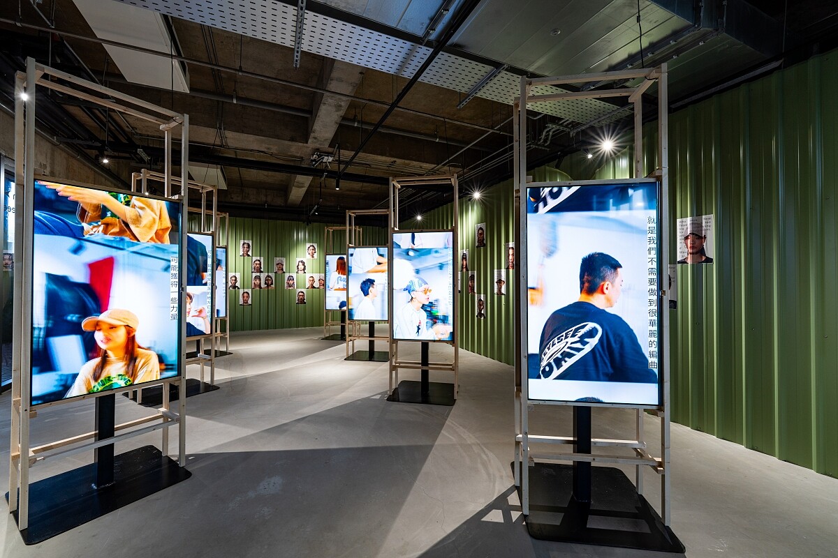 透過多方取樣,再透過AI生成技術描繪新北青年群像。