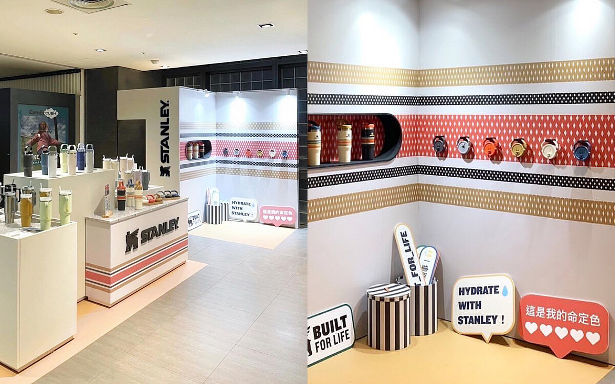 台中快閃店現場。