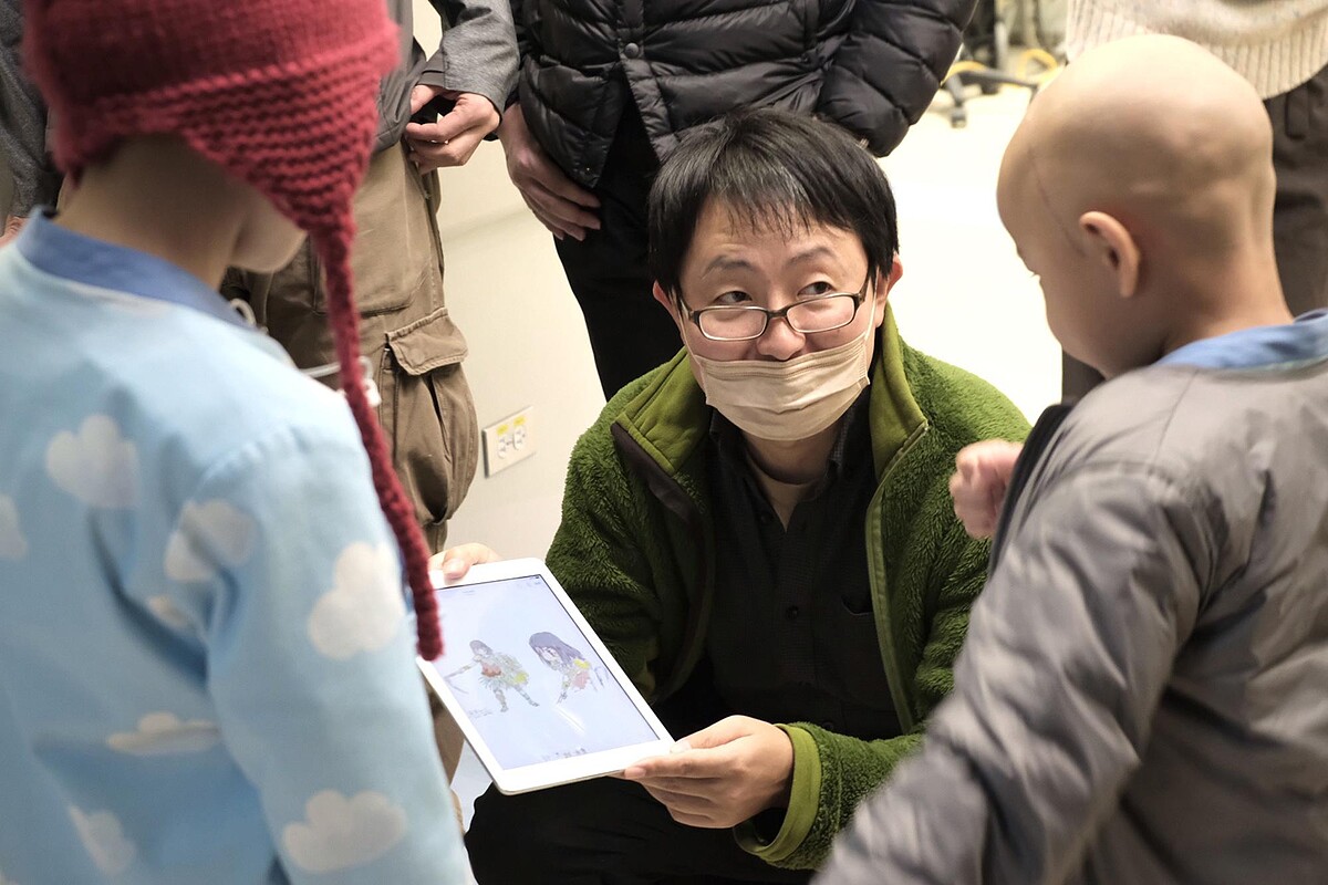 魏德聖十分感謝丹治匠（圖中）的加入，期待他獨特的風格與創意能為電影《BIG》帶來全新的感受。