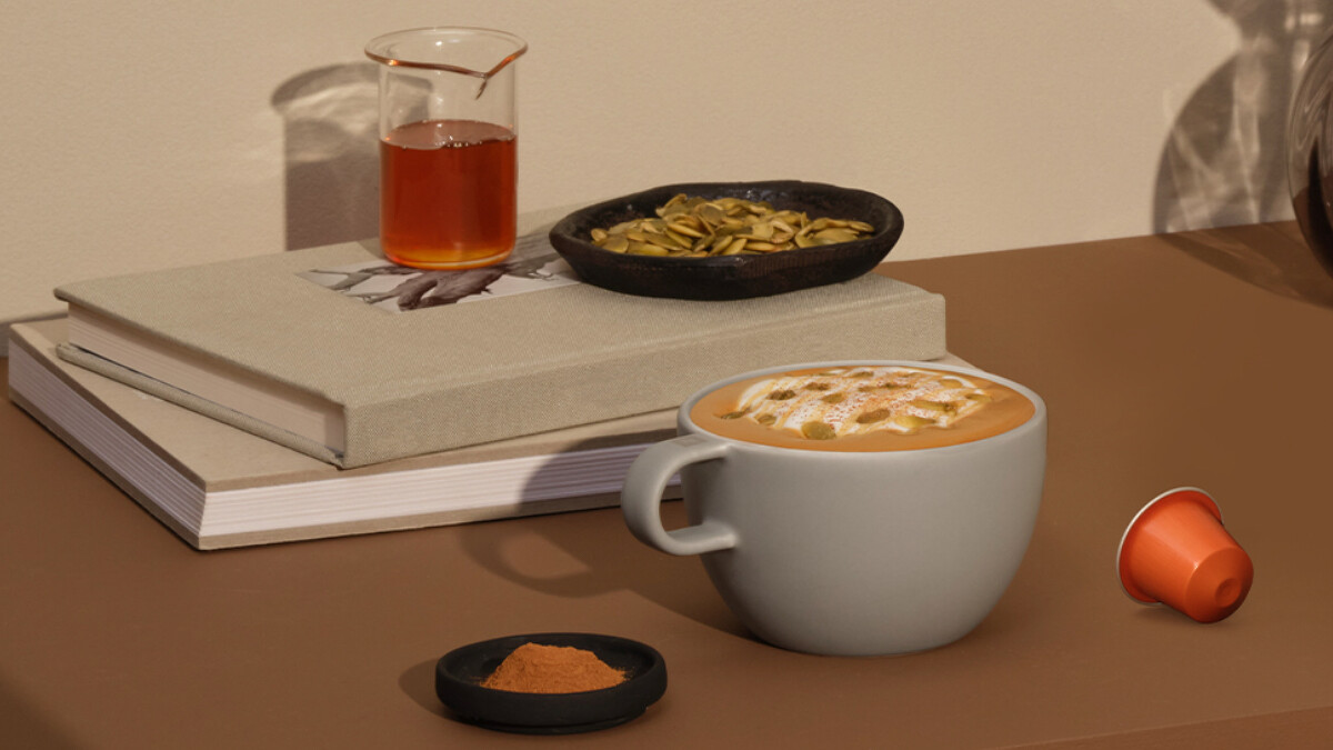 南瓜楓糖卡布奇諾。