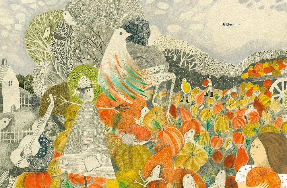 《上屋頂，曬月光》圖片／大塊文化。