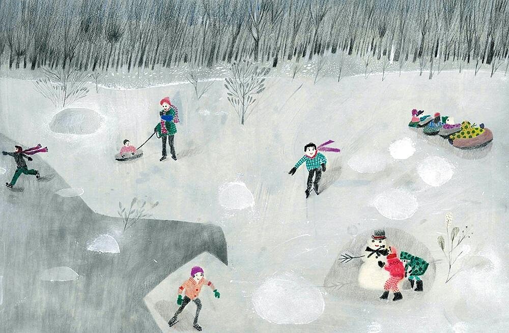 《上屋頂，曬月光》圖片／大塊文化。