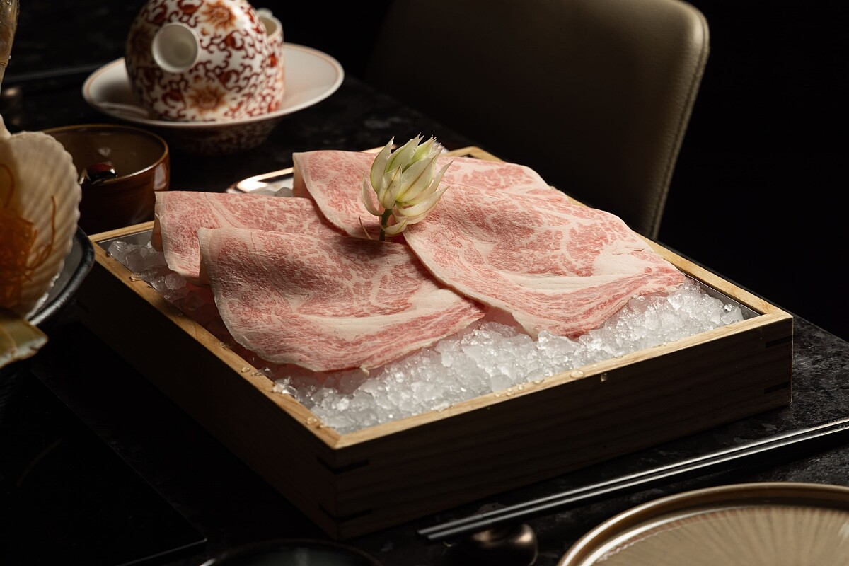 升級餐點日本A5黑毛和牛肋眼。