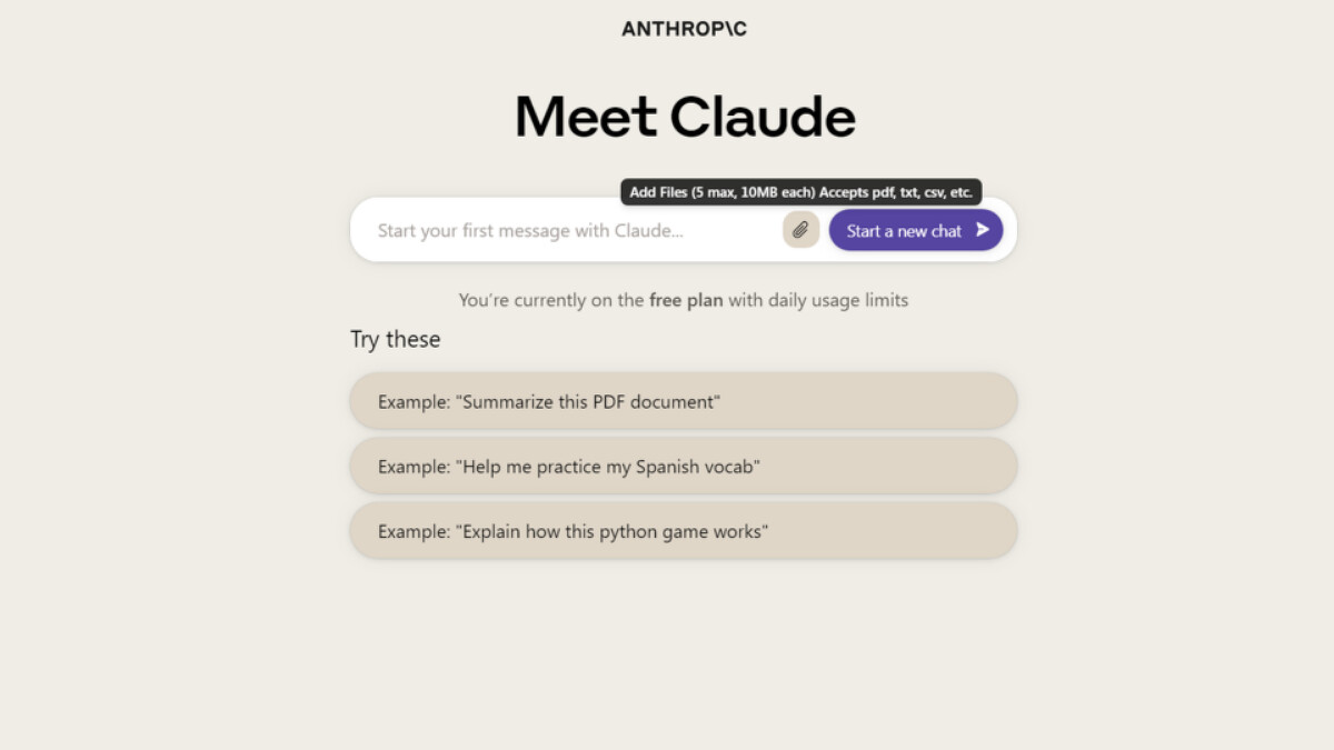 傳送訊息或使用上傳按鈕上傳PDF、TXT、CSV等檔案。 Photo／圓圓