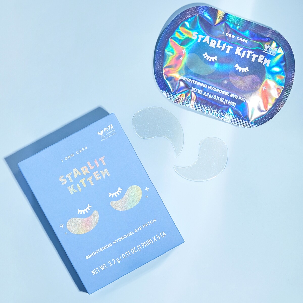 I DEW CARE膜法喵喵寶石熨斗眼膜5對入，NT500