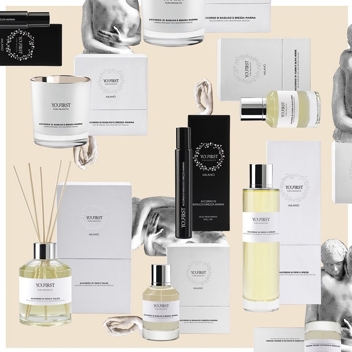 義大利米蘭哲學家身心靈療癒香水YOUFIRST Pura Rinascita全系列。