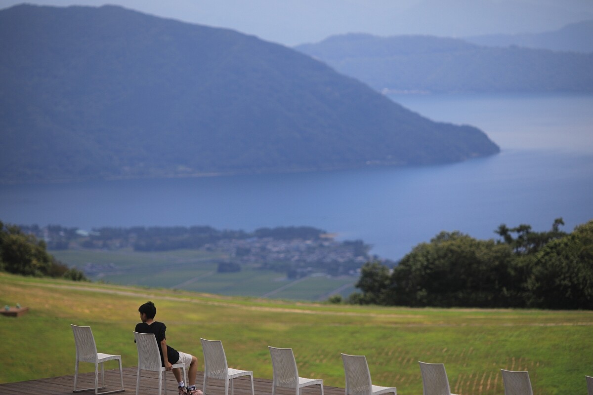 箱根山（630m）山頂。