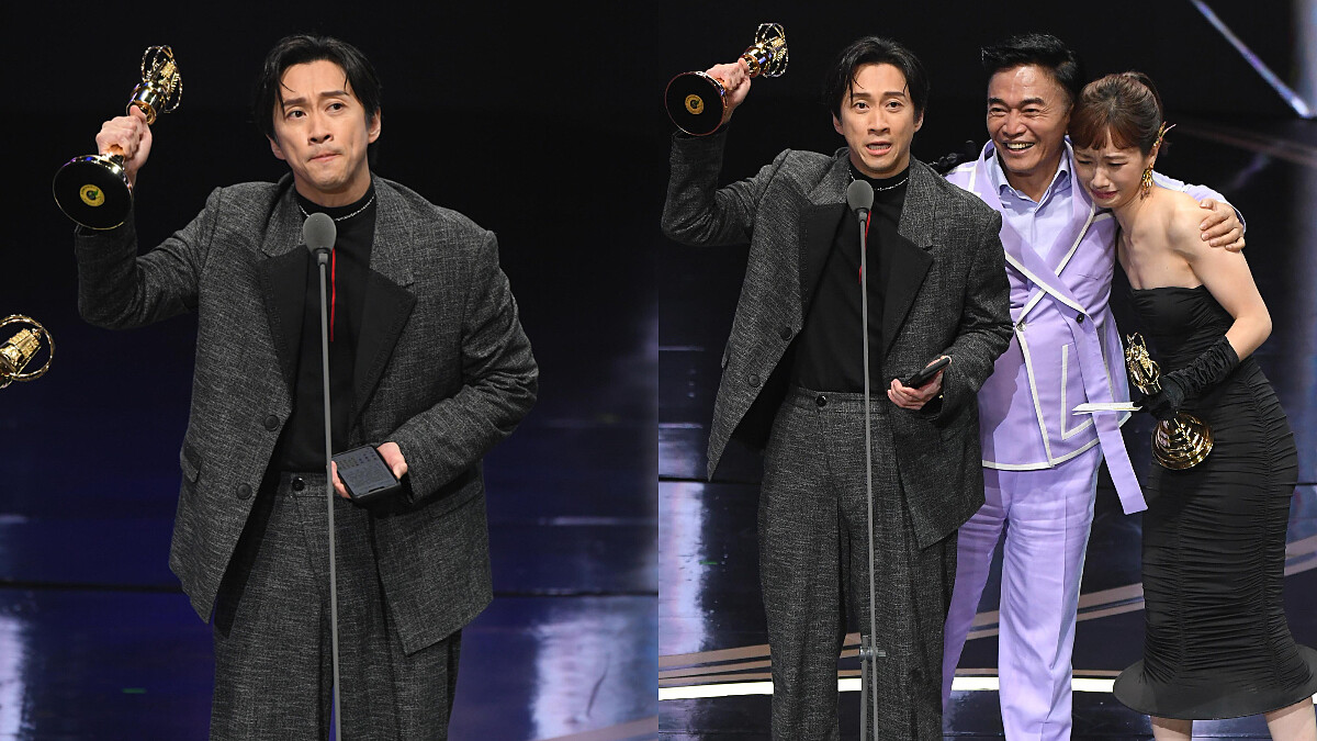 《綜藝大熱門》奪金鐘58綜藝節目主持人獎，入行18年陳漢典淚灑舞台，「提醒我不要忘記出道第一天的熱情」