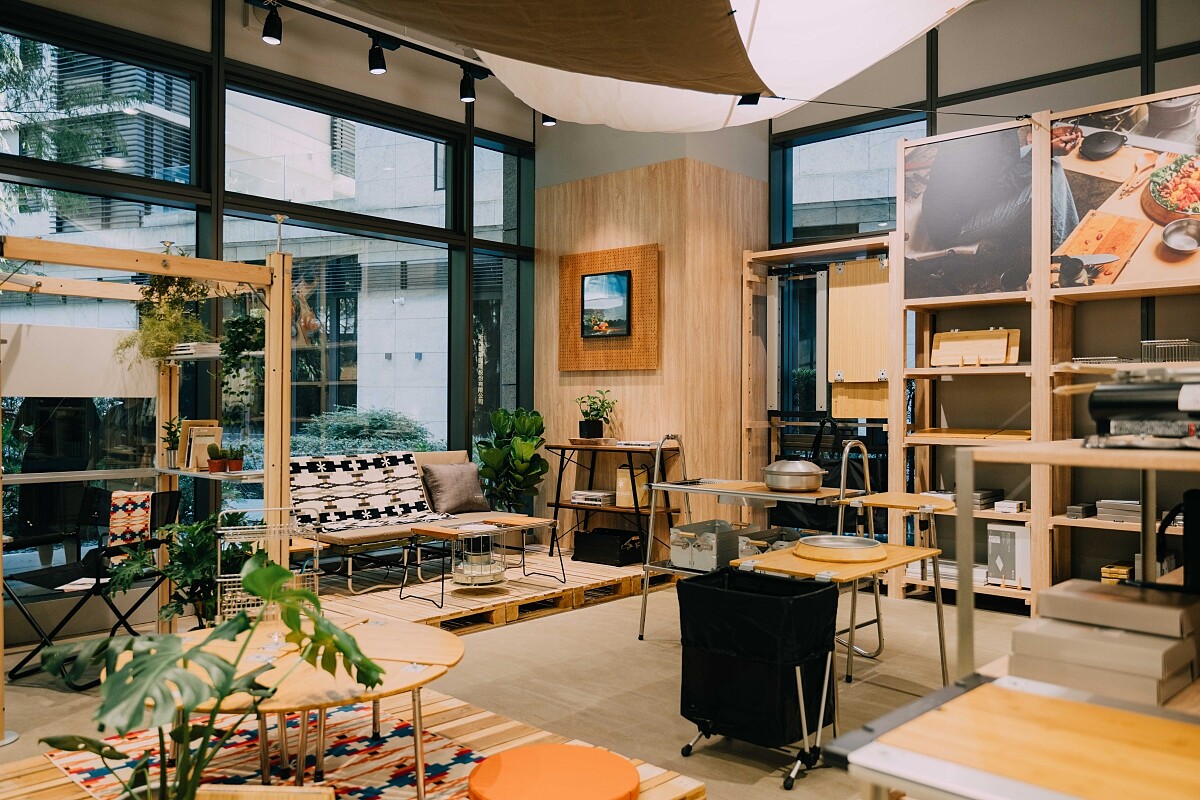 現場將有新概念戶外居家家具 Home & Camp 系列「TUGUCA」的應用。