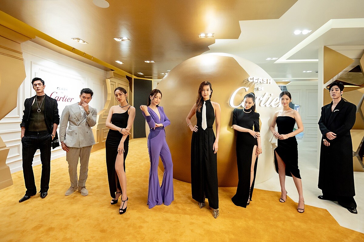 (由左至右)邱以太、高爾宣、王棠云、謝欣穎、陳庭妮、徐若瑄、雷嘉汭、詹懷雲