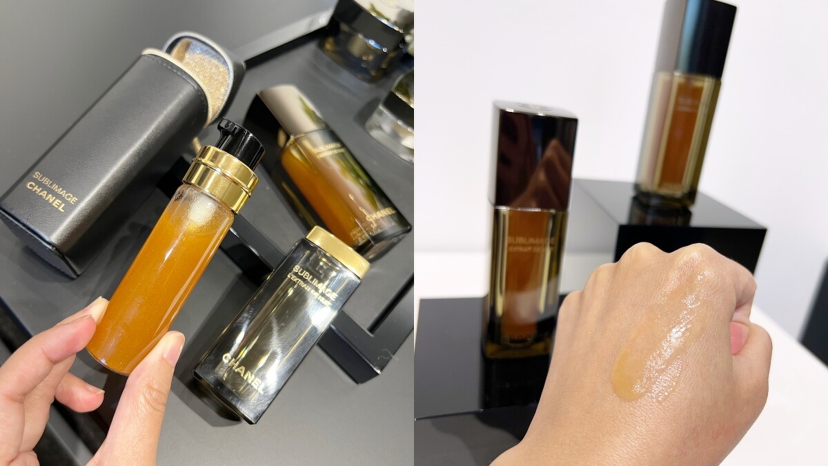 香奈兒奢華極萃時光肽金露NT25,700、填充瓶NT21,800